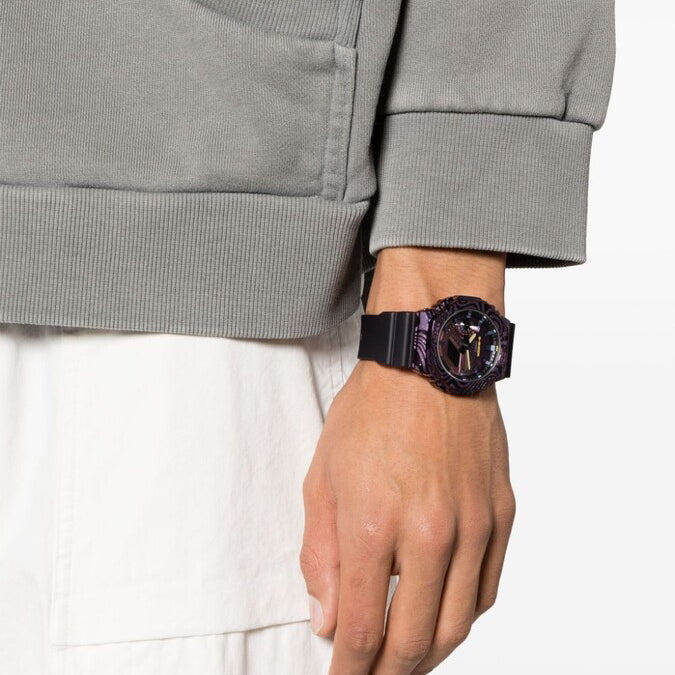 CASIO GM-2100MWG-1AER PINK ADVENTURE – STILVIELSEITIGE UNISEX-UHR mit robustem Harz- und Stahlgehäuse