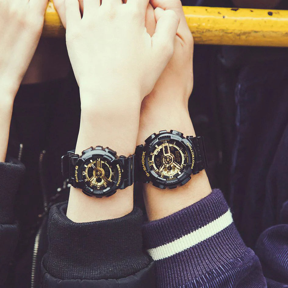 Baby-G Women's Black Resin Watch, Digital Dial | Ba-110-1adr by i-watch