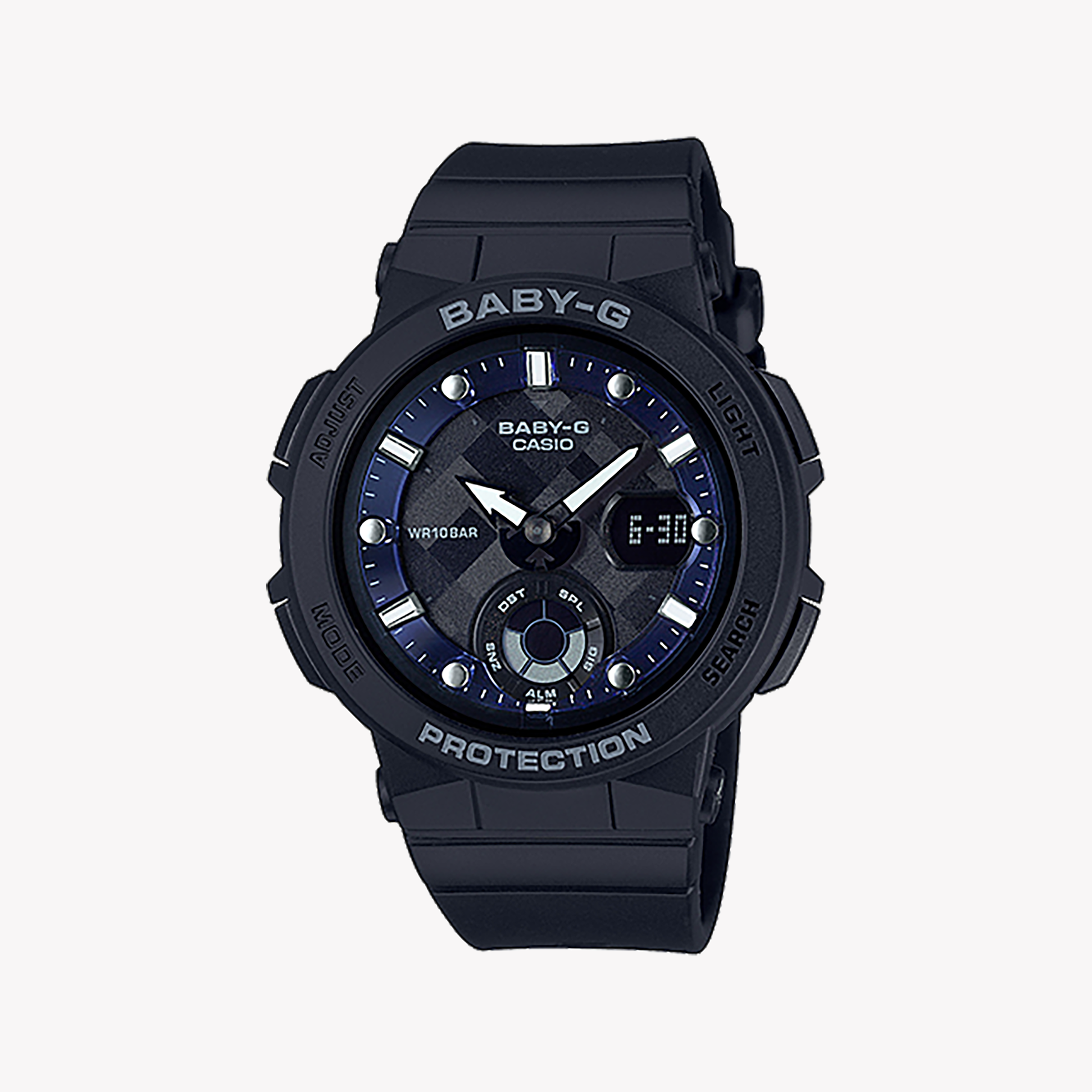 CASIO BABY-G BGA-250-1ADR SPORTY ELEGANCE - BLACK RESIN TIMEPIECE FOR ADVENTUROUS WOMEN