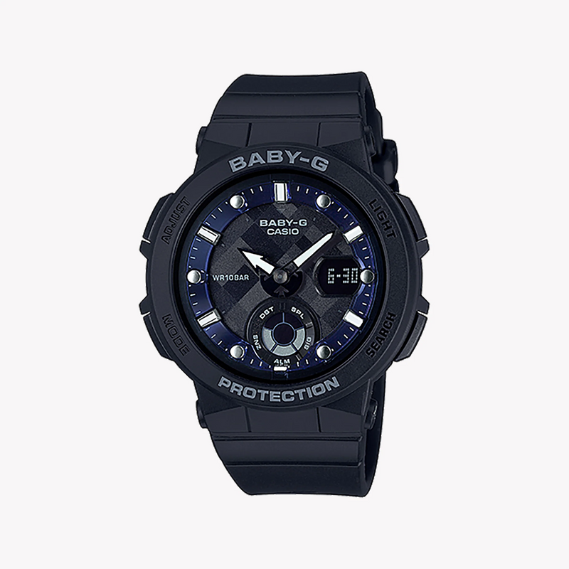 Casio Baby-G Bga-250-1adr Sporty Elegance - Black Resin Timepiece For Adventurous Women by i-watch