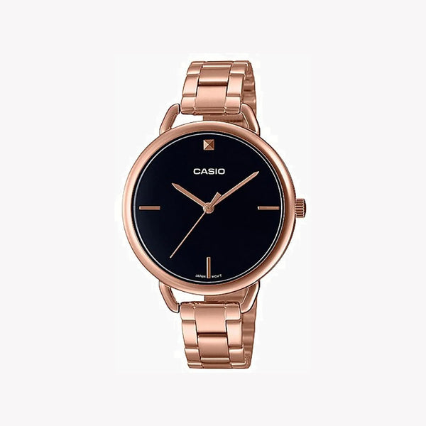 Casio Ltp-E415pg-1cdf - Bold Rose Gold Sporty Timepiece For Modern Women by i-watch