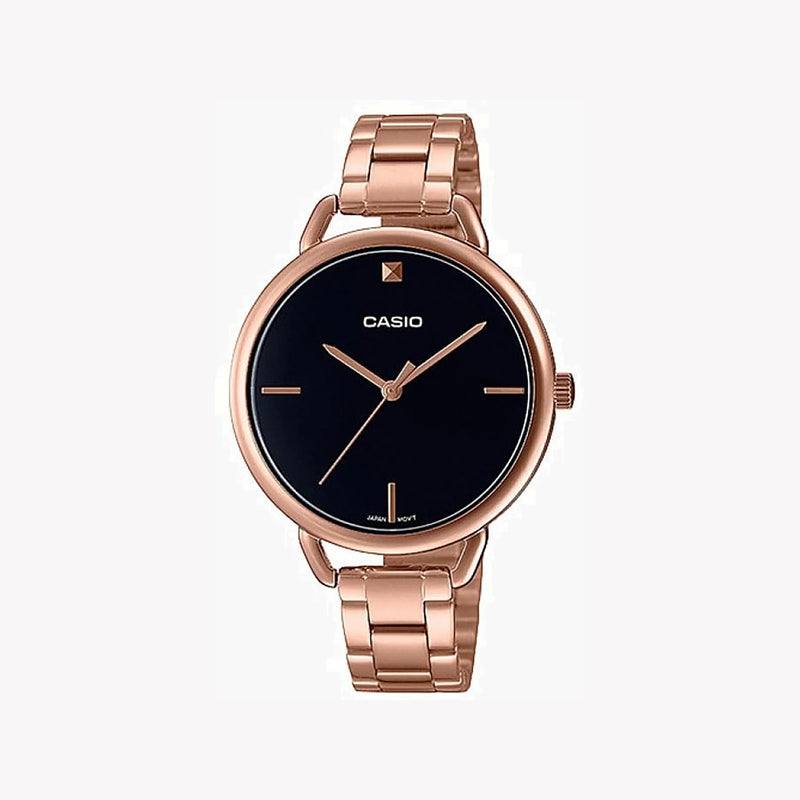 Casio Ltp-E415pg-1cdf - Bold Rose Gold Sporty Timepiece For Modern Women by i-watch