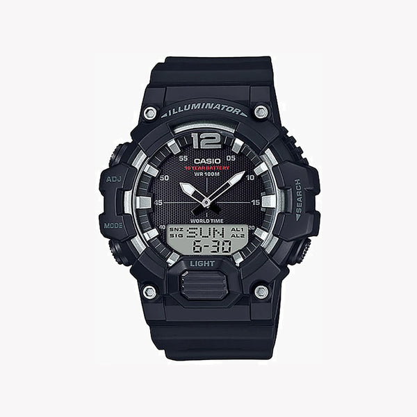 CASIO HDC-700-1AV ADVENTURE SERIES - SPORTY & FUNCTIONAL MEN'S WATCH with Carbon Dial & LED Light