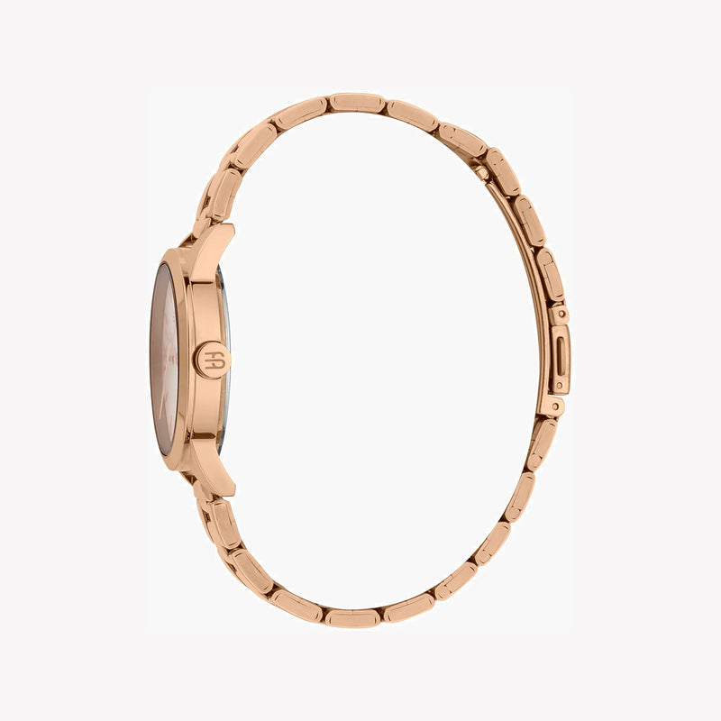 Esprit Women's Rose Gold Stainless Steel Watch, Silver Dial | Es1l170l0015 by i-watch