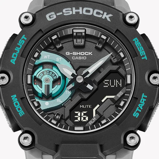G-Shock Men's Black Resin Watch, Carbon Core Guard | Ga-2200m-1adr by i-watch