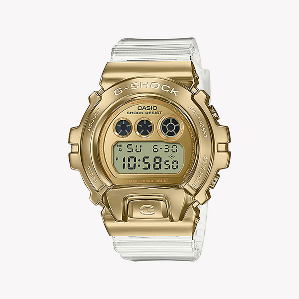 Casio G-Shock Gm-6900sg-9dr - Golden Glory Men's Watch With Sleek White Resin BAnd and Rugged Durability by i-watch