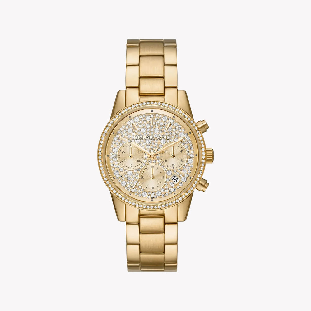 Michael Kors Women's Gold Stainless Steel Watch, Gold Dial | Mk7310 by i-watch