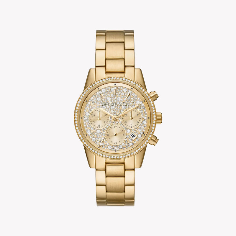 Michael Kors Women's Gold Stainless Steel Watch, Gold Dial | Mk7310 by i-watch