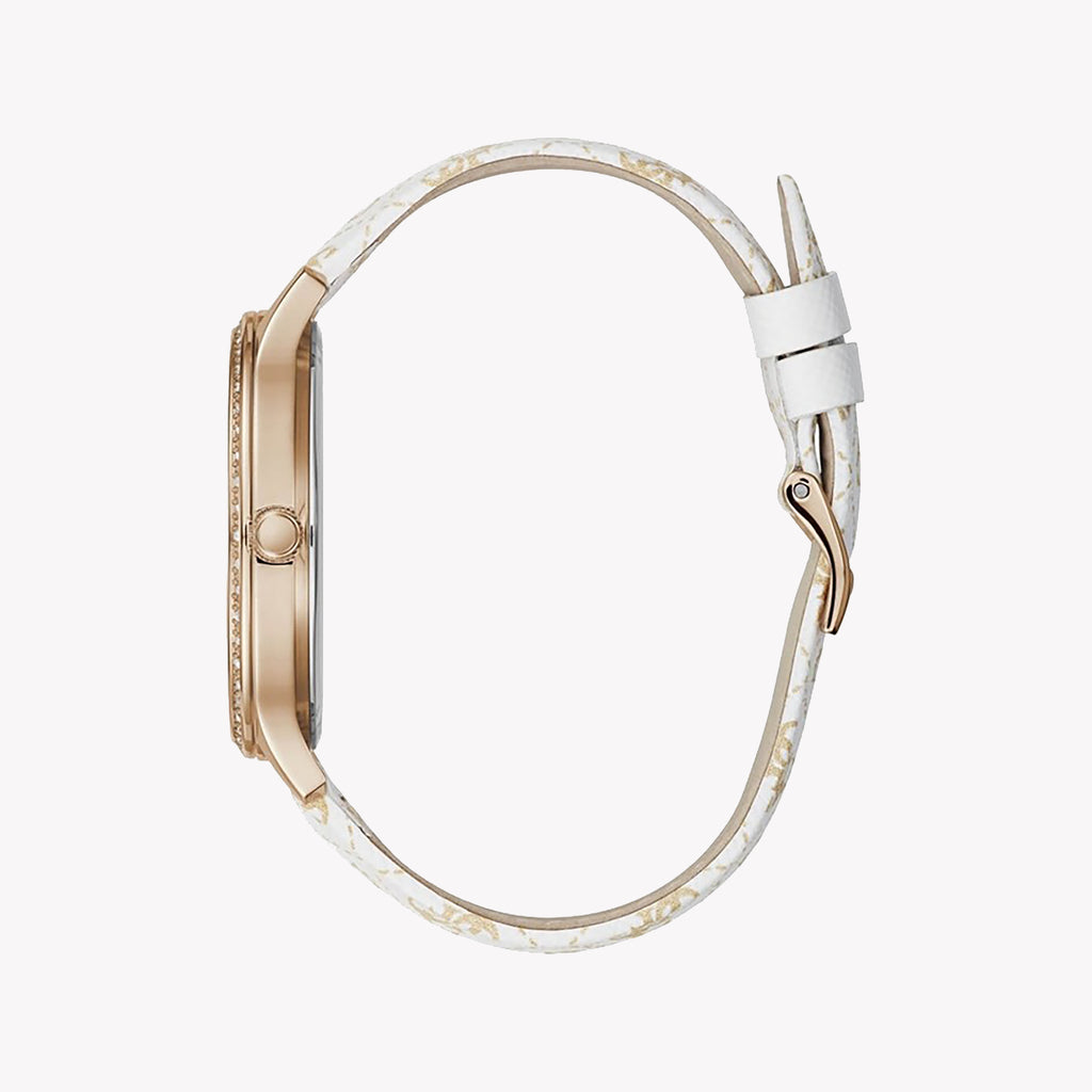 GUESS W1229L3 CHIC SOPHISTICATION - ELEGANT GOLD & WHITE WOMEN'S WATCH-i-Watch-2