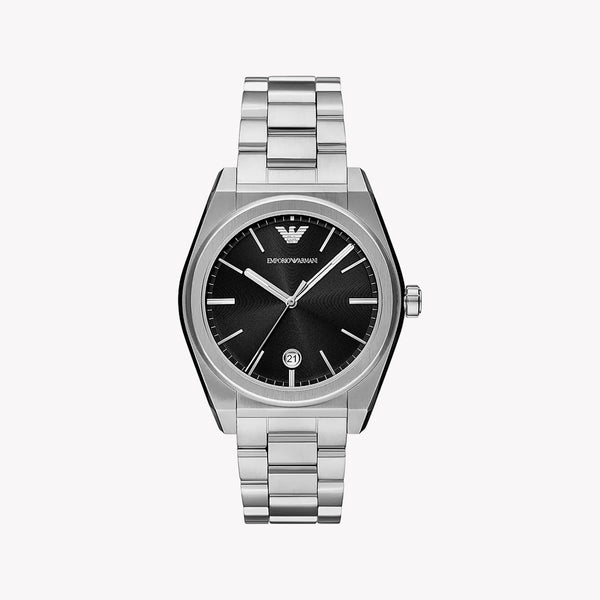 Emporio Armani Women's Silver Stainless Steel, Black Dial | Ar11622 by i-watch