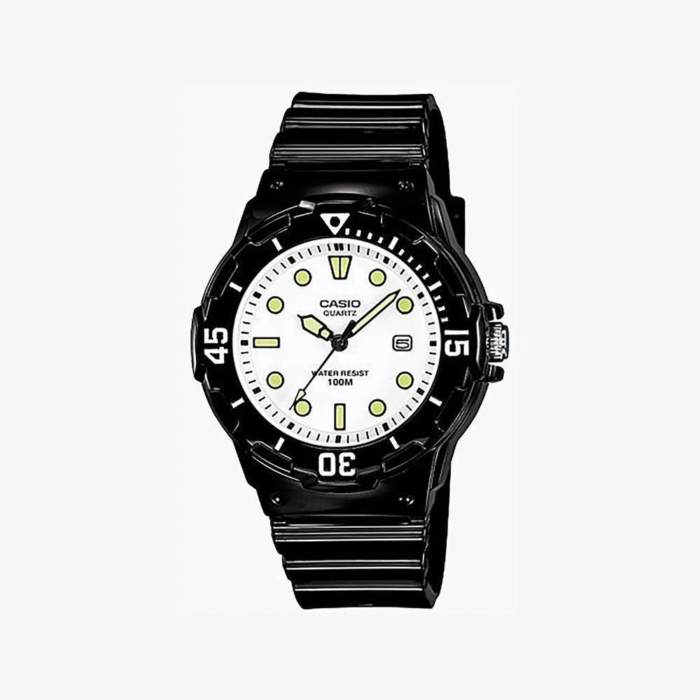 Casio Women's Sporty Black Resin Watch, White Dial | Lrw-200h-7e1vdf by i-watch