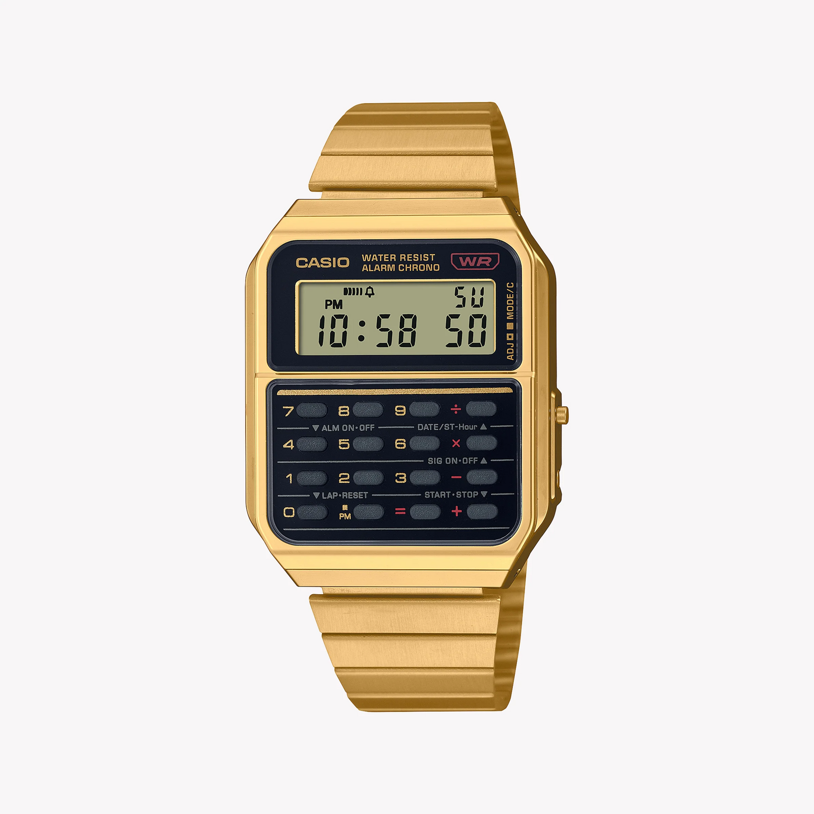 Casio Unisex Gold Watch, Black Dial | Ca-500weg-1aef by i-watch