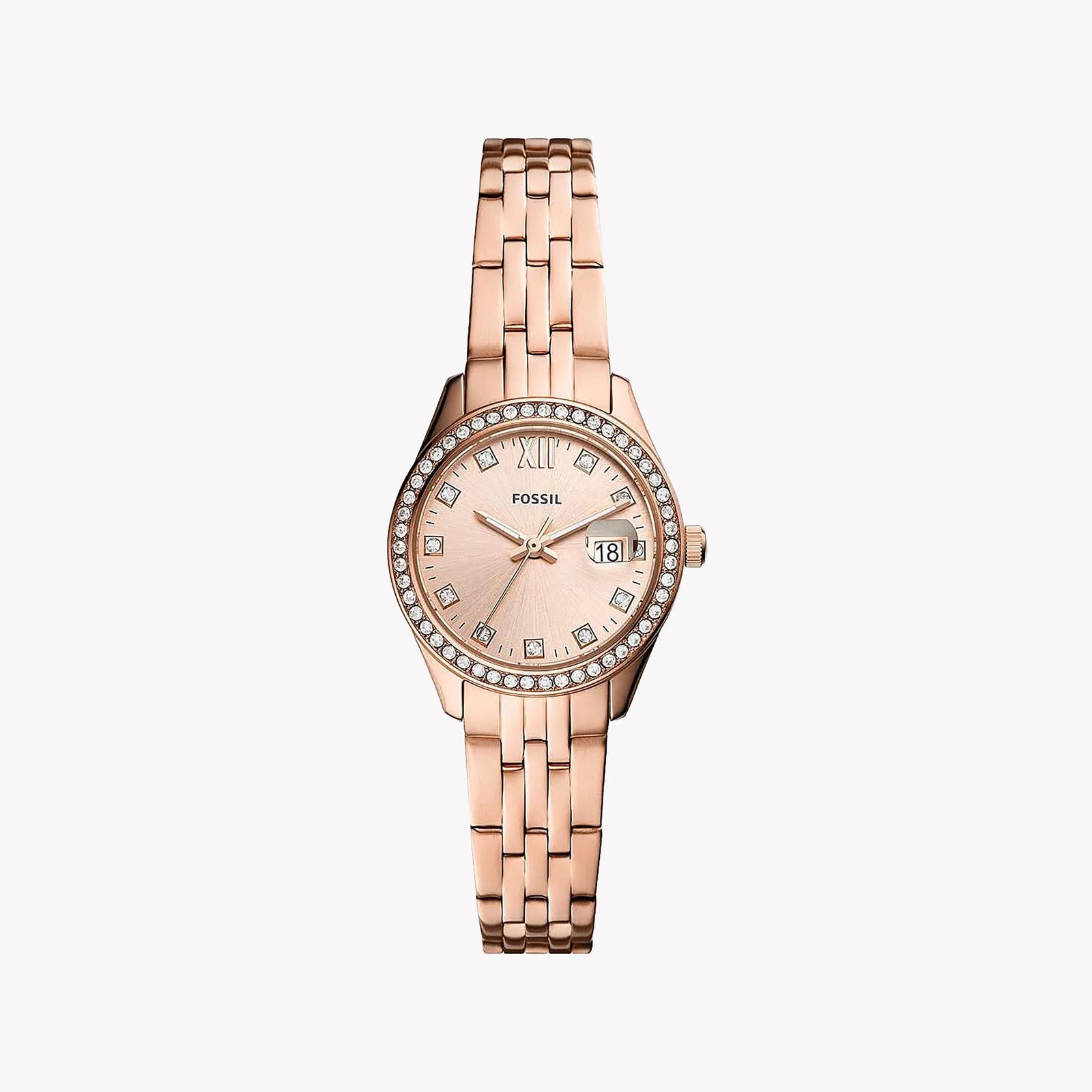 Fossil Women's Rose Gold Watch, Stainless Steel | Es5038 by i-watch