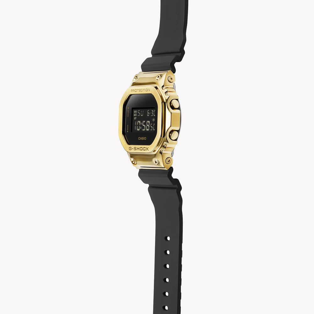G-Shock Men's Gold & Black Resin Watch, Stainless Steel | Gm-5600g-9dr by i-watch