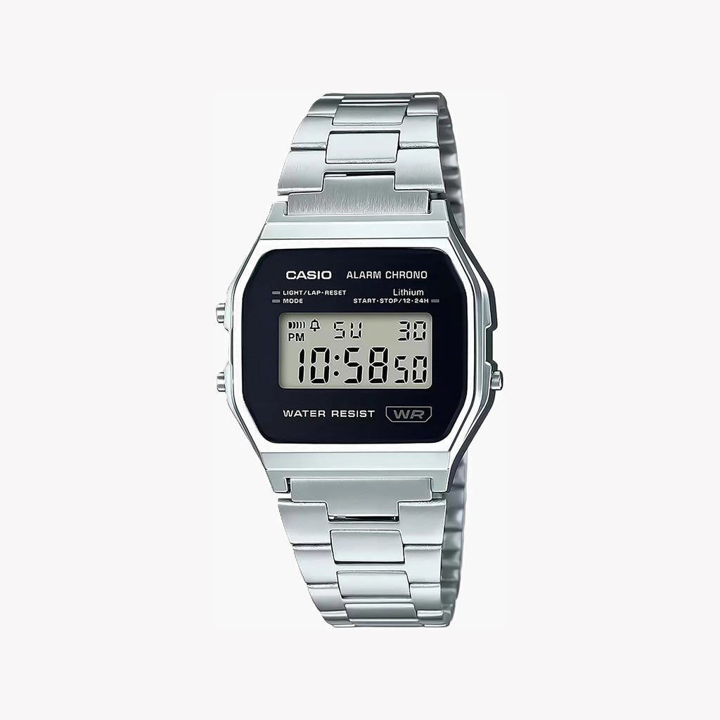 CASIO A158WEA-1EF TIMELESS ELEGANCE - UNISEX VERSATILE WRISTWATCH WITH PRECISION & STYLE