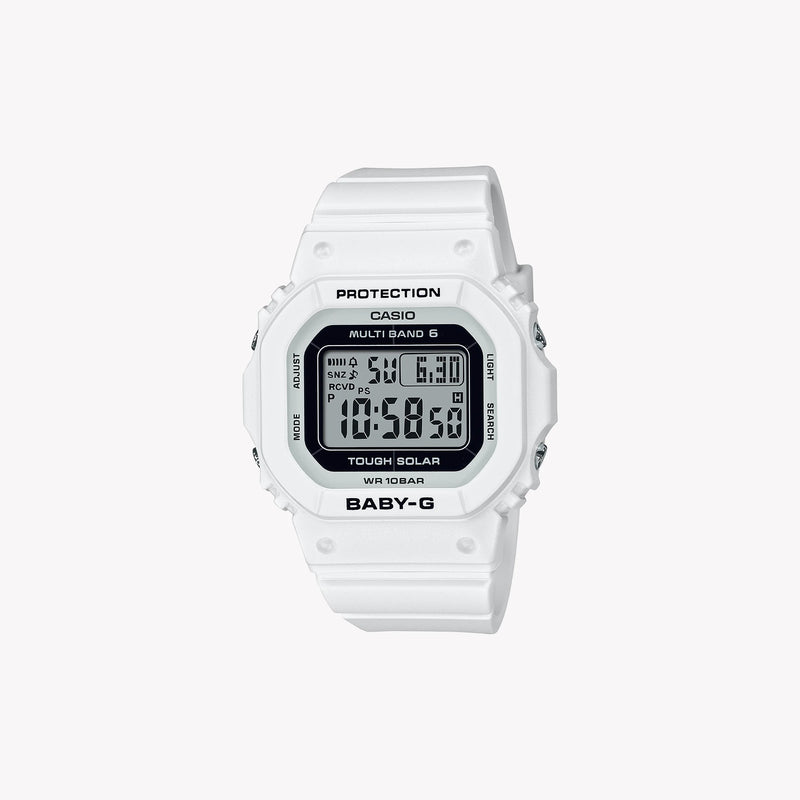 Casio Unisex Resin White Watch, Digital | Bgd-5650-7er by i-watch