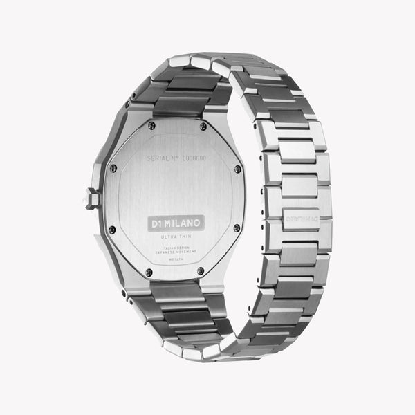 D1 MILANO Men's Silver Watch, Red Dial | D1-UTBJ33 by i-watch