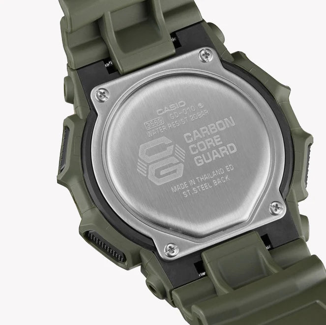 Casio G-Shock Men's Green Digital Watch, Bio-Sourced Plastic | Gd-010-3er by i-watch