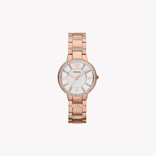 Montre Virginia en acier inoxydable rose ES3284