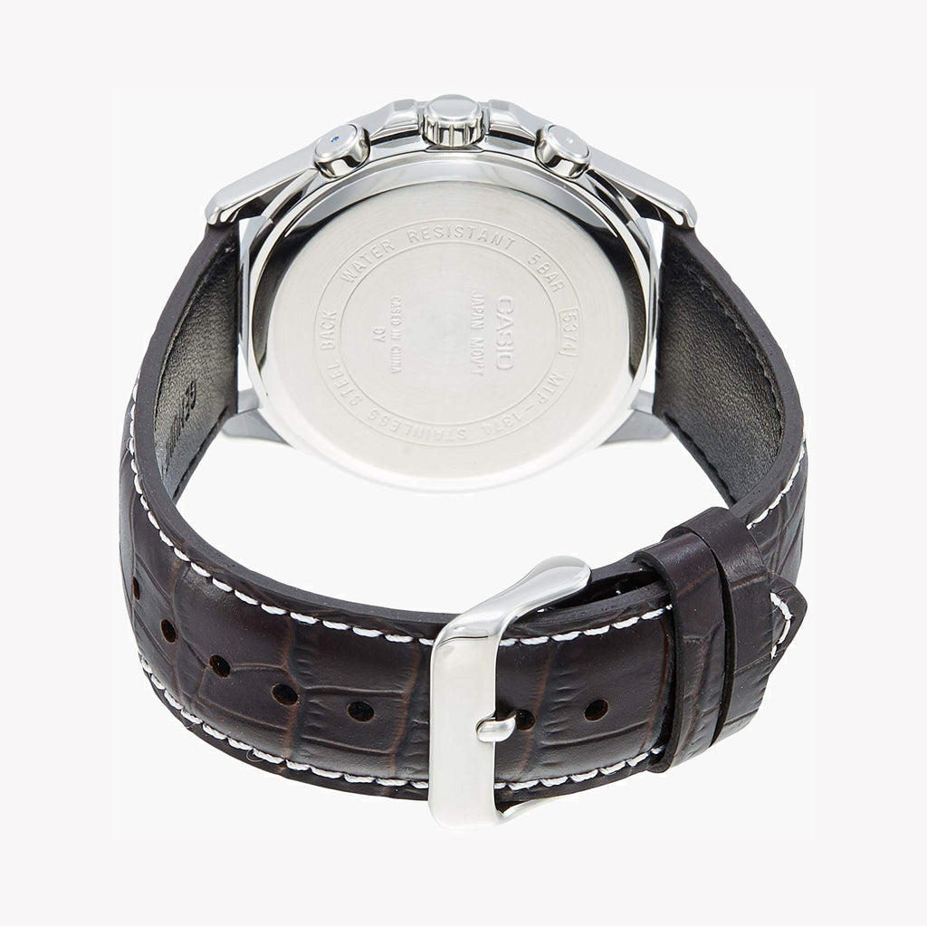 CASIO MTP-1374L-7AVDF - TIMELESS ELEGANCE MEN'S WATCH WITH LEATHER STRAP & MULTIFUNCTIONALITY-i-Watch-5