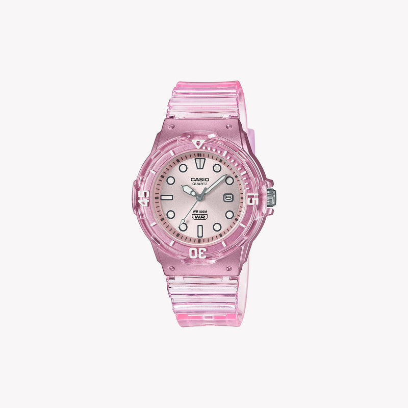 Casio Women's Pink Rubber Watch, Synthetic Case | Lrw-200hs-4evef by i-watch