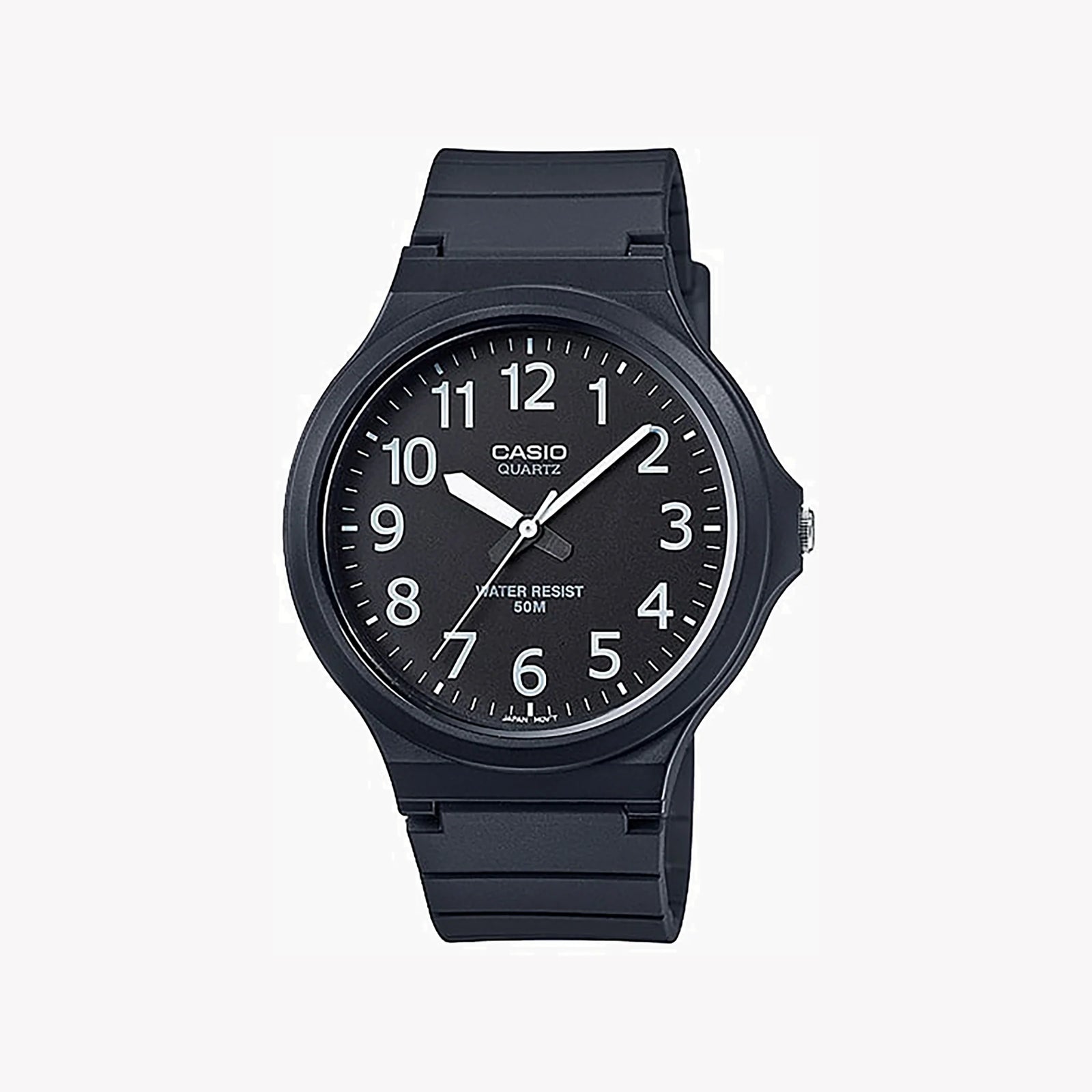 Casio Men's Black Resin Watch, Black Dial | Mw-240-1bvdf by i-watch