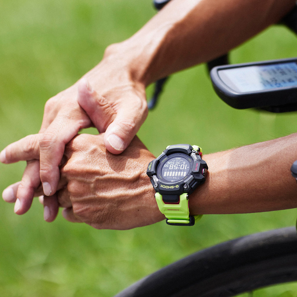 Casio Men's Black Resin Watch, Yellow Band | Gbd-H2000-1a9er