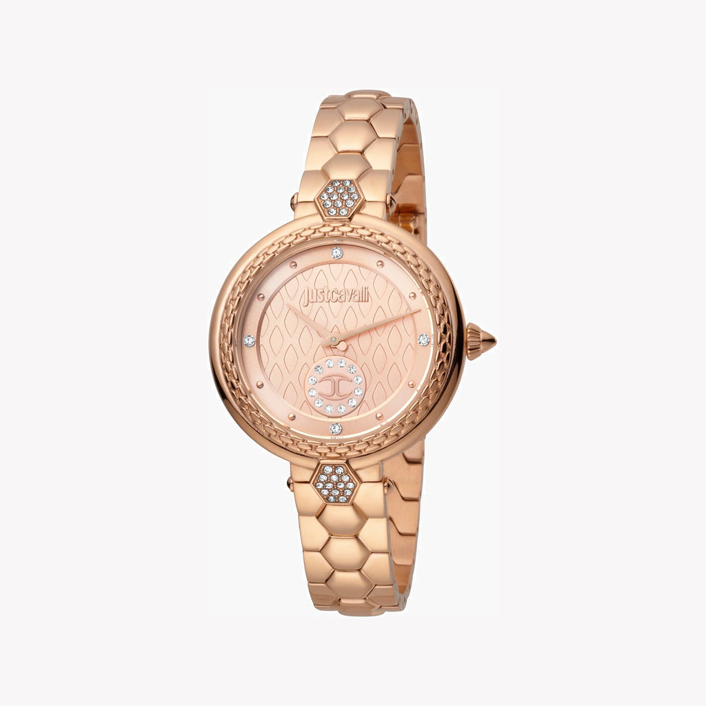 JUST CAVALLI Women's Watch with Rose Gold Stainless Steel Case and Rose Gold Stainless Steel Band-i-Watch-2