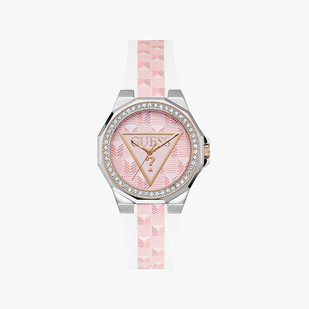 GUESS GW0834L2 Women's Pink Silicone Watch - Chic & Reliable-i-Watch