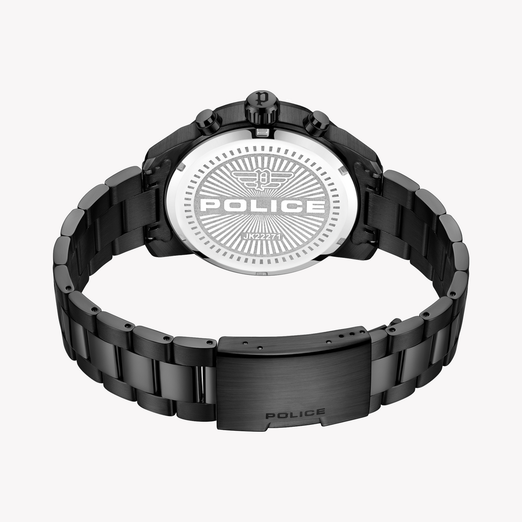 POLICE PEWJK2227107 BLACK STEEL - MODERN GENTLEMAN'S STATEMENT TIMEPIECE-i-Watch-3