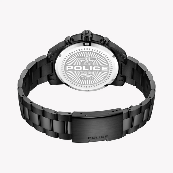 Police Men's Black Stainless Steel Watch, Black Dial | Pewjk2227107 by i-watch