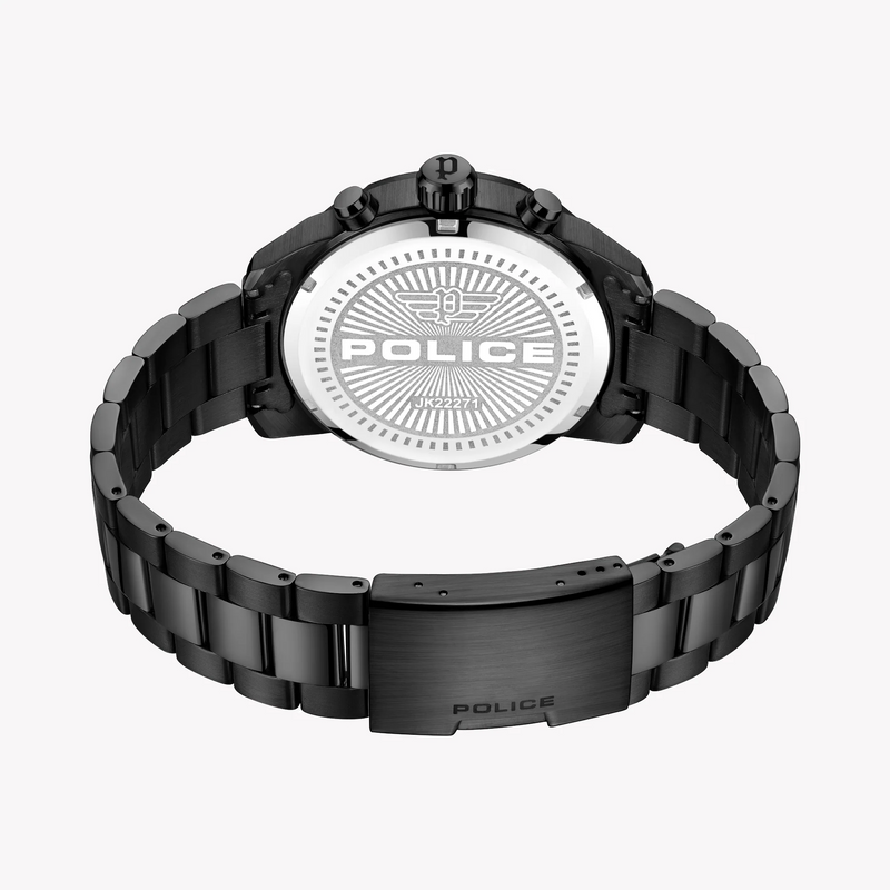 Police Men's Black Stainless Steel Watch, Black Dial | Pewjk2227107 by i-watch