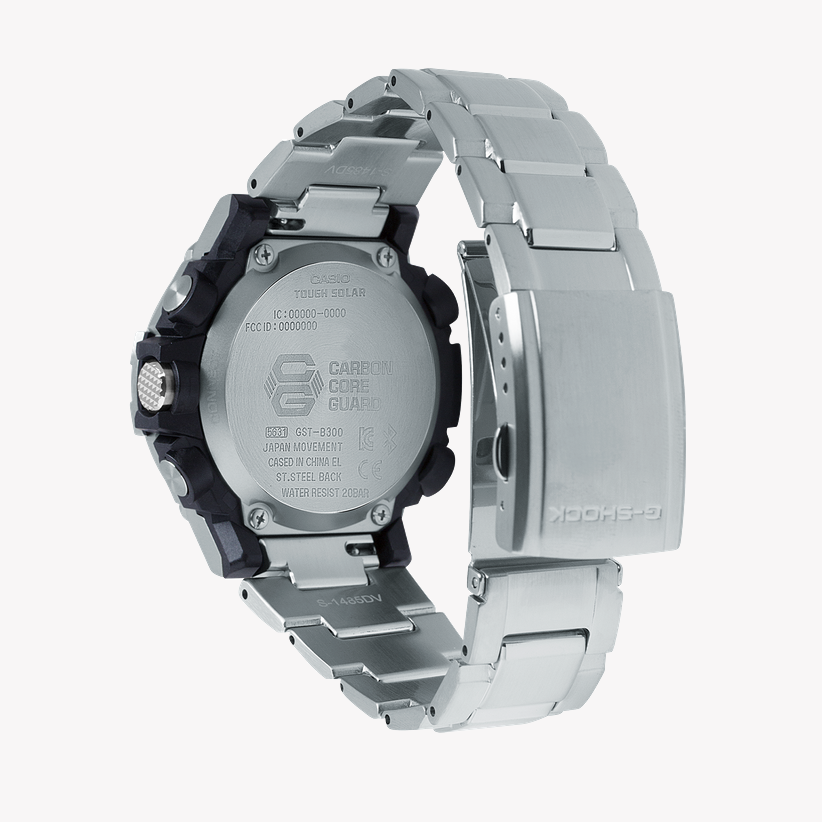 CASIO G-SHOCK GST-B300SD-1ADR - RUGGED ELEGANCE MEN'S TIMEPIECE WITH SLEEK STAINLESS STEEL DESIGN-i-Watch-2