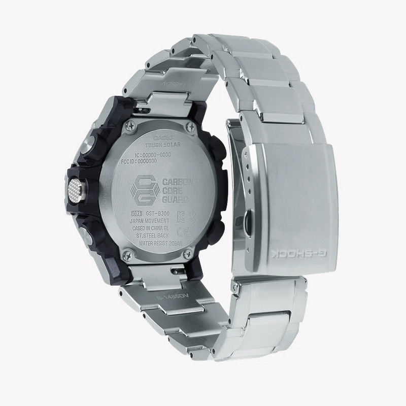 Casio G-Shock Gst-B300sd-1adr - Rugged Elegance Men's Timepiece With Sleek Stainless Steel Design by i-watch