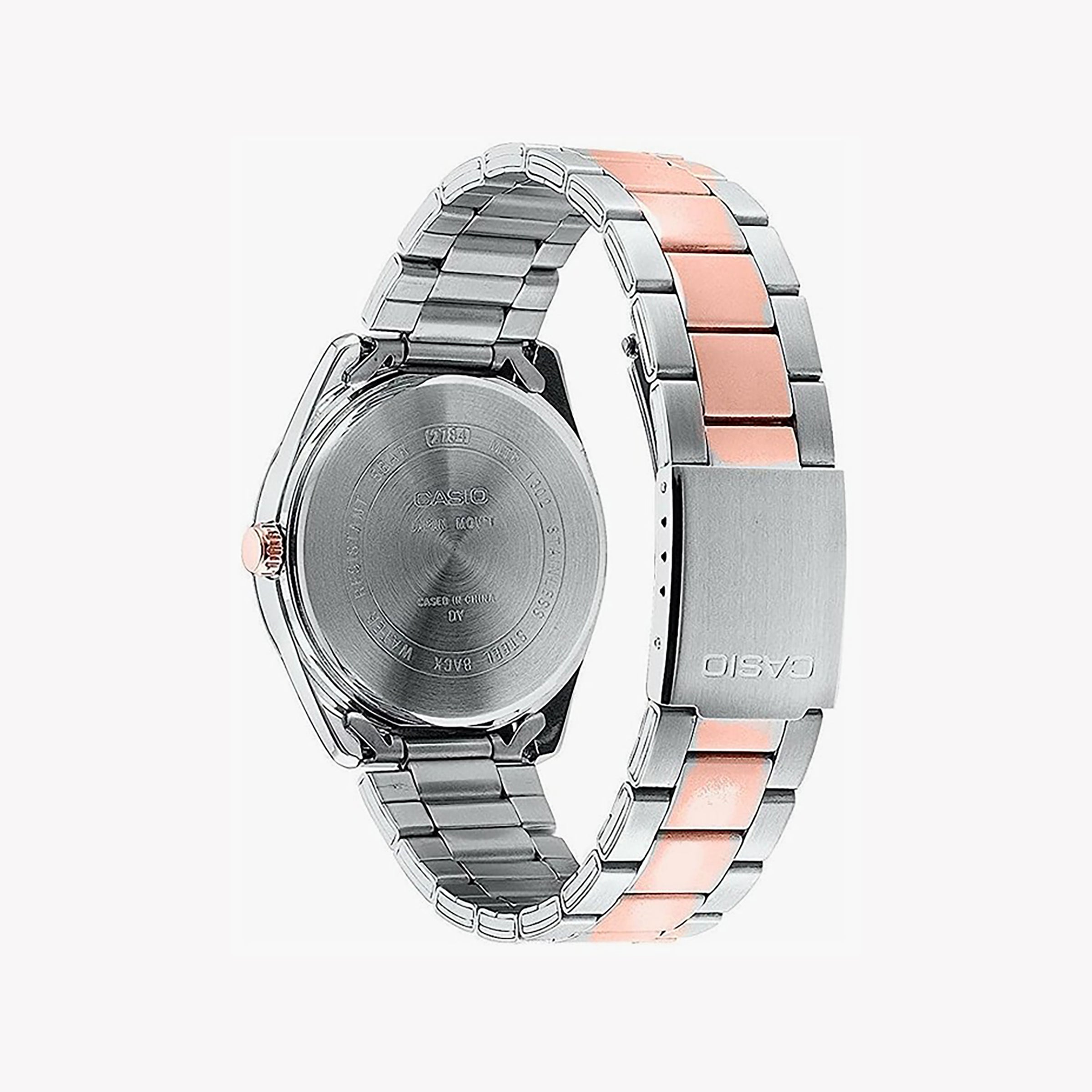 CASIO LTP-1302PRG-7AVEF TIMELESS ELEGANCE - WOMEN'S SILVER-PINK QUARTZ WATCH