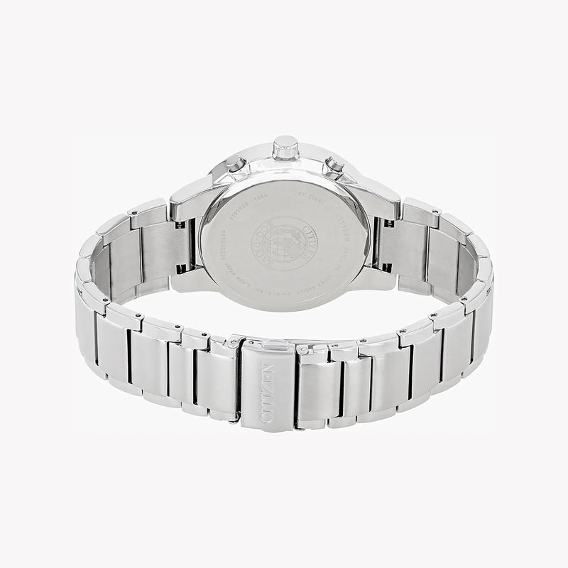 Citizen Men's Silver Stainless Steel, Black Dial | At2240-51e by i-watch
