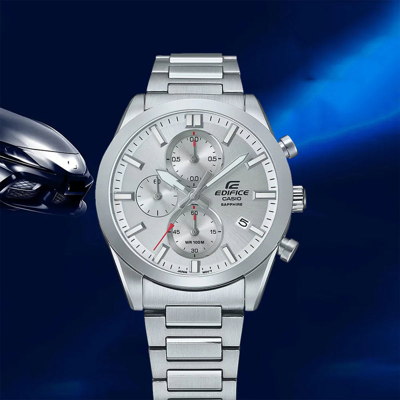 CASIO EFB-710D-7AVUEF - TIMELESS ELEGANCE MEN'S CHRONOGRAPH WATCH WITH SAPPHIRE CRYSTAL-i-Watch-4