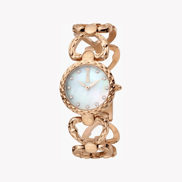 Just Cavalli Women's Rose Gold Watch, White Dial | Jc1l132m0035 by i-watch