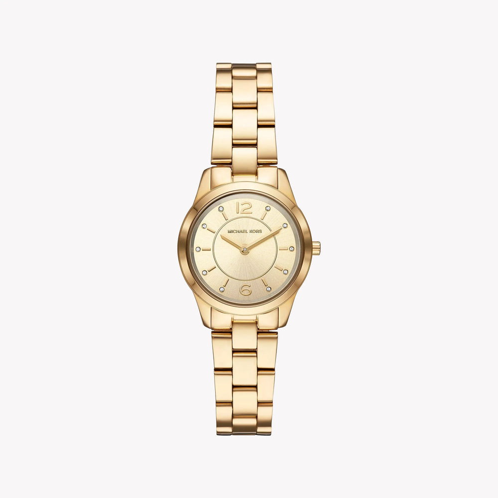 Michael Kors Women's Gold Stainless Steel Watch, Gold Dial | Mk6590 by i-watch