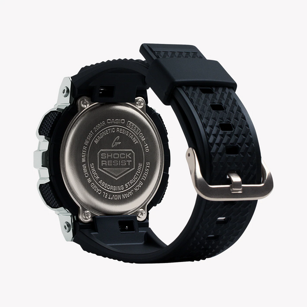 Casio G-Shock Gm-110-1adr - Adventure Awaits Men's Sporty Timepiece With Silver Case & Black Band by i-watch