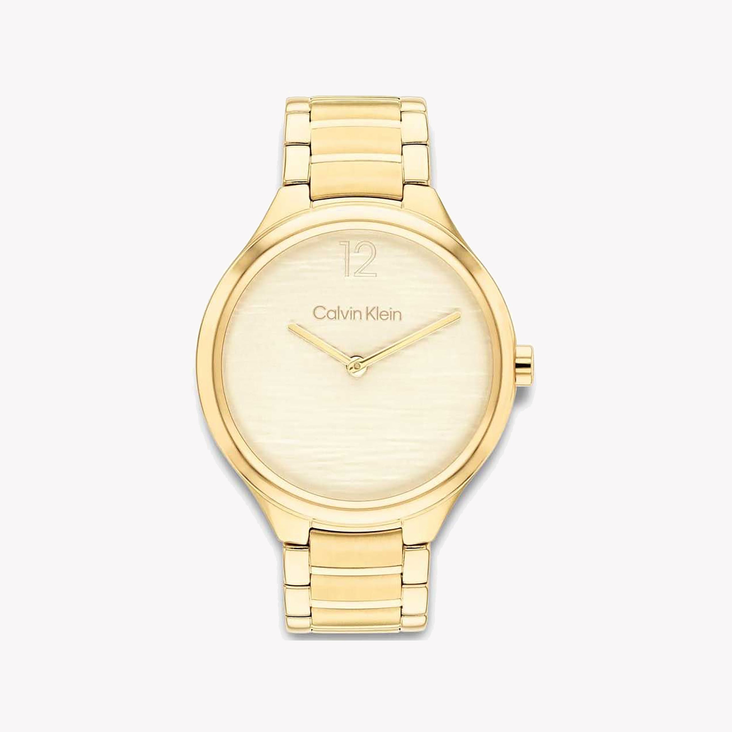 CK CALVIN KLEIN ELEGANCE - LUXURIOUS GOLD STAINLESS STEEL WOMEN'S WATCH