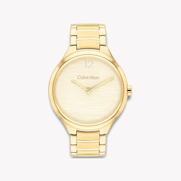 Ck Calvin Klein Men's Gold Watch, Stainless Steel | K3m211c6 by i-watch