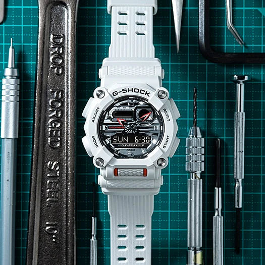 Casio G-Shock Ga-900as-7adr Tough & Sporty - Adventure-Ready Men's Watch With Striking White Design And Durable Features by i-watch
