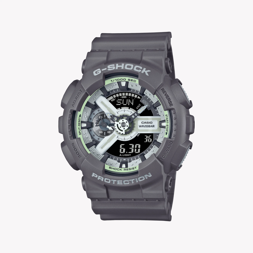 G-Shock Men's Dark Gray Resin Watch, Sporty Design | Ga-110hd-8adr by i-watch
