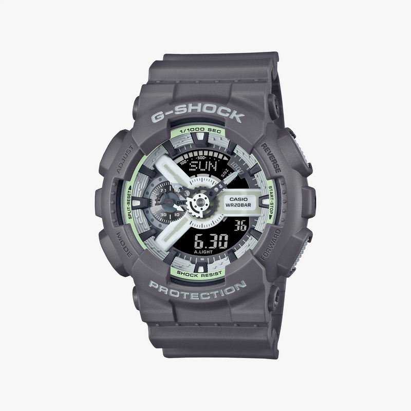 G-Shock Men's Dark Gray Resin Watch, Sporty Design | Ga-110hd-8adr by i-watch