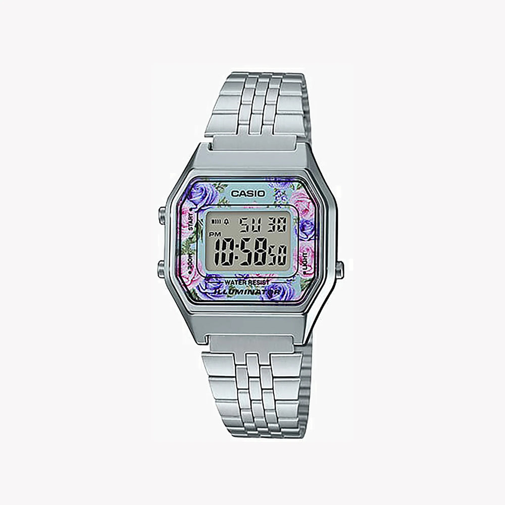 Casio Unisex Silver Resin & Stainless Steel Watch | La680wa-2cdf by i-watch