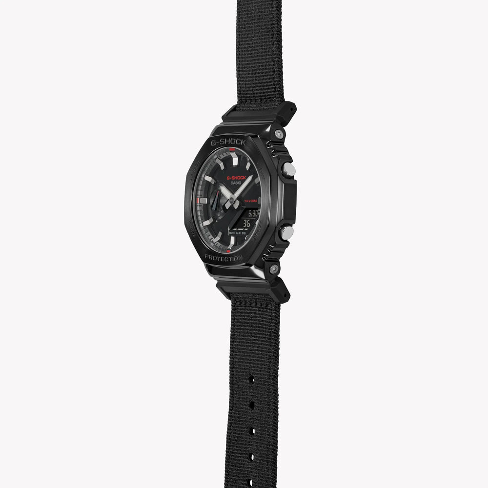 G-Shock Men's Black Stainless Steel, Black Resin | Gm-2100cb-1adr by i-watch