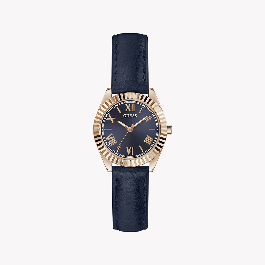 GUESS GW0761L2 ROSE GOLD & NAVY TIMEPIECE - CHIC SOPHISTICATION FOR MODERN WOMEN