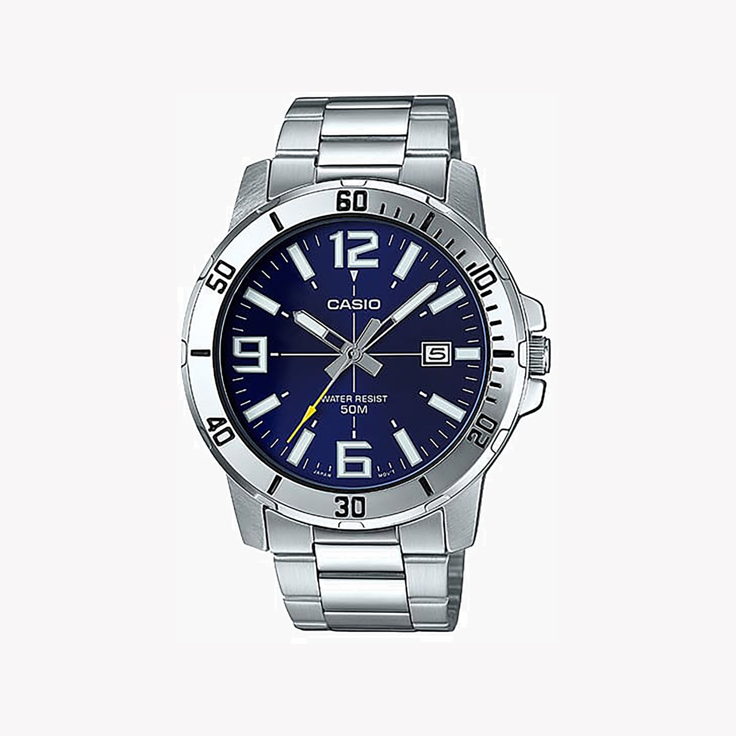 Casio MTP-VD01D-2BV Analog Silver Men's Watch