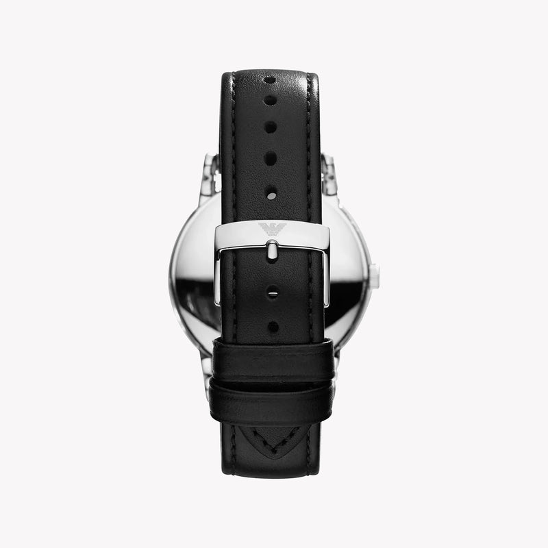Emporio Armani Men's Silver Watch, Black Dial | Ar1692 by i-watch